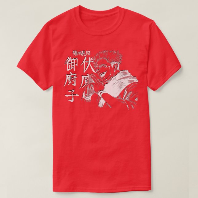 Camiseta Comprimido do estilo Otaku de um manga de animação (Frente do Design)