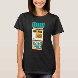Camiseta Comprimidos de Relaxamento Médico Enfermagem Medic