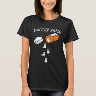 Camiseta Comprimidos Felizes Corgi