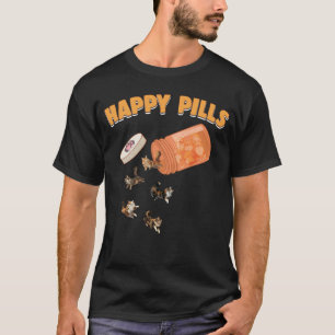 Camiseta Comprimidos Felizes Gato Maine Coon Gatinho Felino