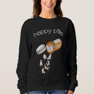 Camiseta Comprimidos Felizes Husky - Husky Fofo, Animação d