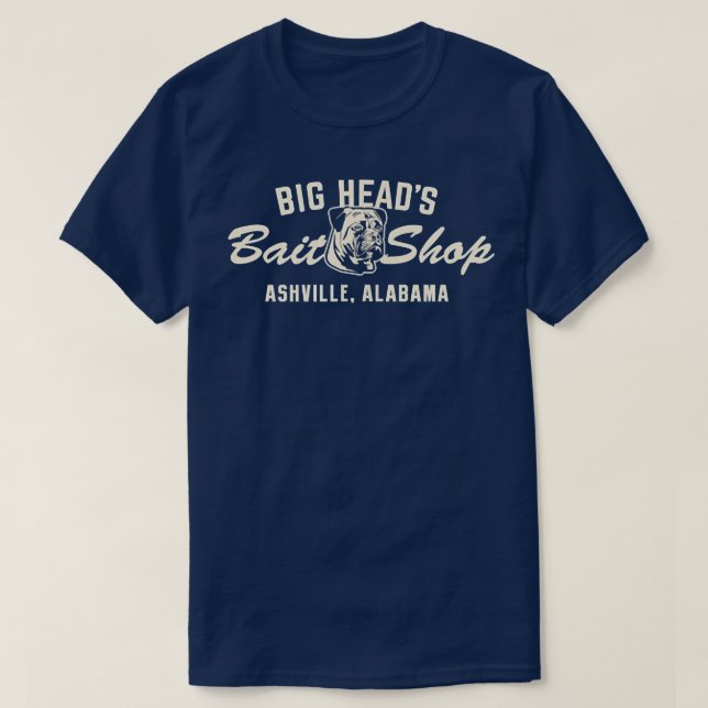 Camiseta Compro Bait do Cabeça de Pesca do Alabama (Frente do Design)