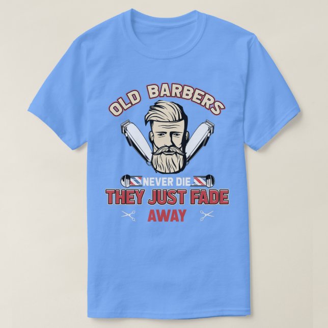 Camiseta Compro Barber Antigo Design 1 (Frente do Design)