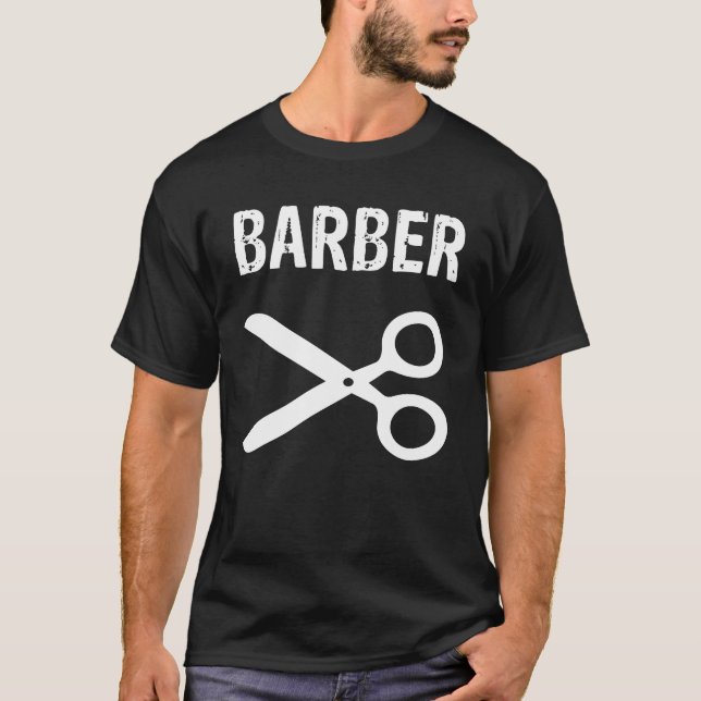 Camiseta Compro Barber, barbeiro (Frente)