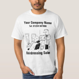 Camiseta Compro Barber ou Cartoon Salão de Cabeleireiro