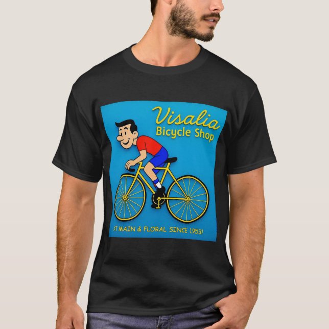CAMISETA COMPRO DE BICICLETA VISALIA (Frente)