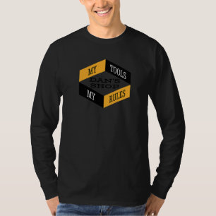 Camiseta Compro de Dan My Tools My Rules Woodworker Mechani