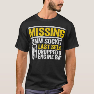 Camiseta Compro de Reparo de Carros de Raça de Soquete de 1