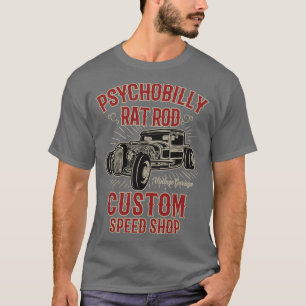 Camiseta Compro de velocidade personalizada do Rod Rat Psyc
