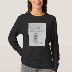 Camiseta Compro online maltês Ecommerce Seller 404 Dog Pági