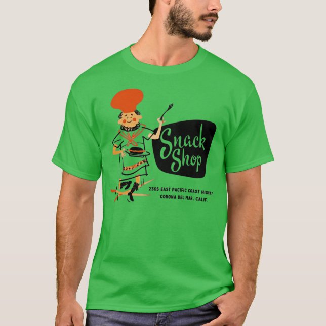 Camiseta Compro Snack - Corona Del Mar, CA (Frente)