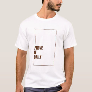 CAMISETA COMPROVE DIARIAMENTE