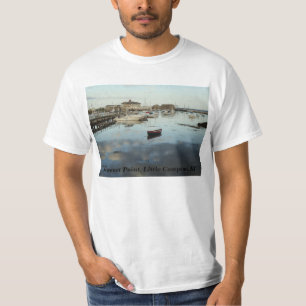Camiseta Compton pequeno, RI - ponto de Sakonnet, porto