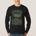 Camiseta Computação Science Technology - Lendário gerente d<br><div class="desc">Computação Science Technology - Lendário gerente de TI</div>
