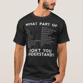 Camiseta Computador CNC Que Parte De Não Entender