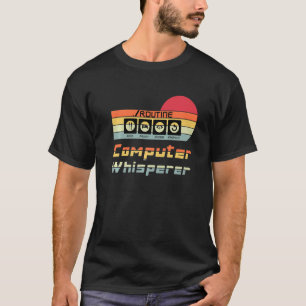 Camiseta Computador Coma Código De Suspensão Repetir Progra