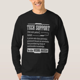 Camiseta Computador de definição do suporte técnico técnico