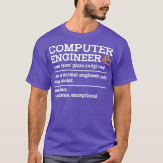 Camiseta Computador novo Definição de Engenheiro do Computa