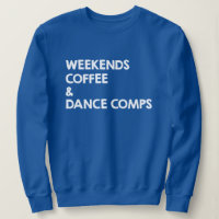 Computadores de café e dança com fins de semana