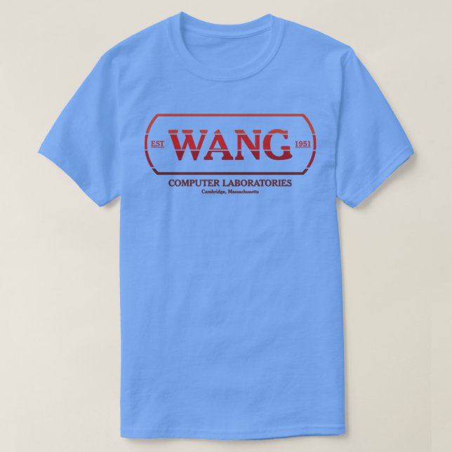 Camiseta Computadores WANG RedRetro RxTp (Frente do Design)