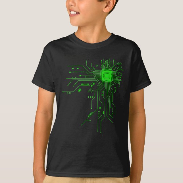 Camiseta Computer CPU Chip PCB Circuit Design Tech Gift (Frente)