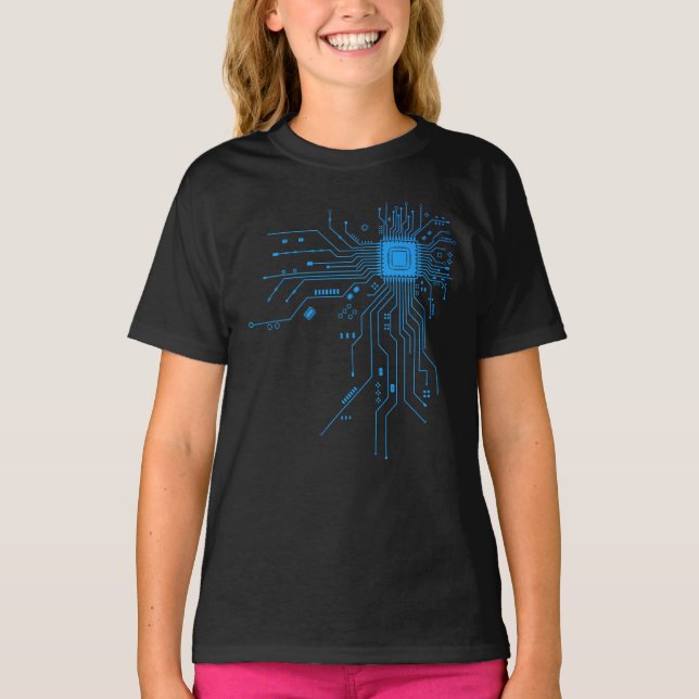 Camiseta Computer CPU Chip PCB Circuit Design Tech Gift (Frente)