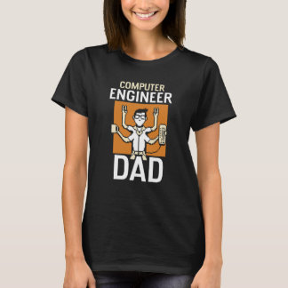 Camiseta Computer Engineer Dad Coding Coder Programmer Prog