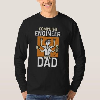 Camiseta Computer Engineer Dad Coding Coder Programmer Prog