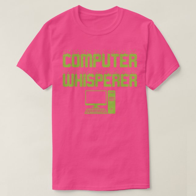 Camiseta Computer Whisperer Computer Science Programando Co (Frente do Design)