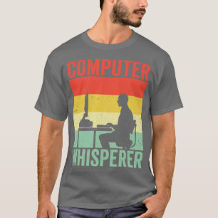 Camiseta Computer Whisperer Tech Suporta Coder do Programad