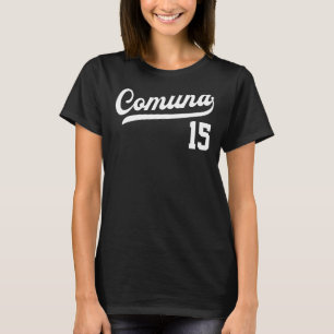 Camiseta Comuna 15 Espanhol Barrios Medellin Colombia