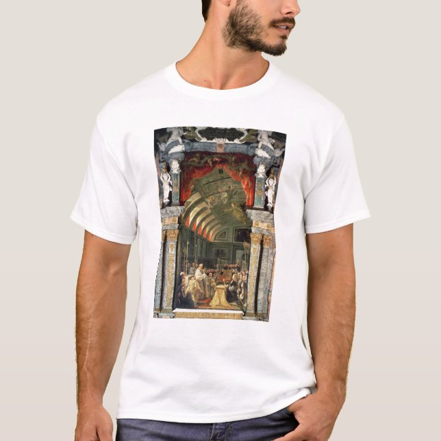Camiseta Comunhão santamente de Charles II (Frente)