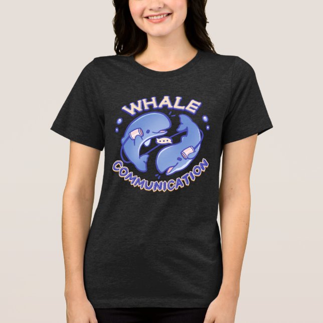 Camiseta Comunicação de Baleias (Frente)