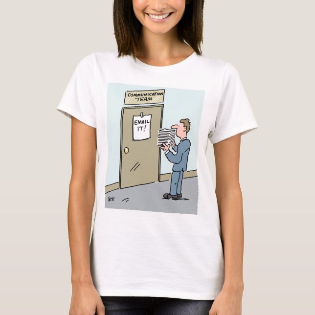 Camiseta Comunicação por e-mail preferencial (Frente)