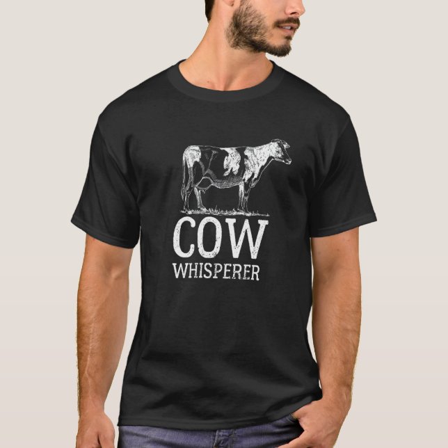 Camiseta Comunicador de Vaca Presente Engraçado de Fazendei (Frente)