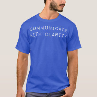 Camiseta Comunicar com clareza