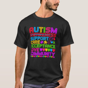 Camiseta Comunidade de Aceitação de Cuidado de Apoio à Cons