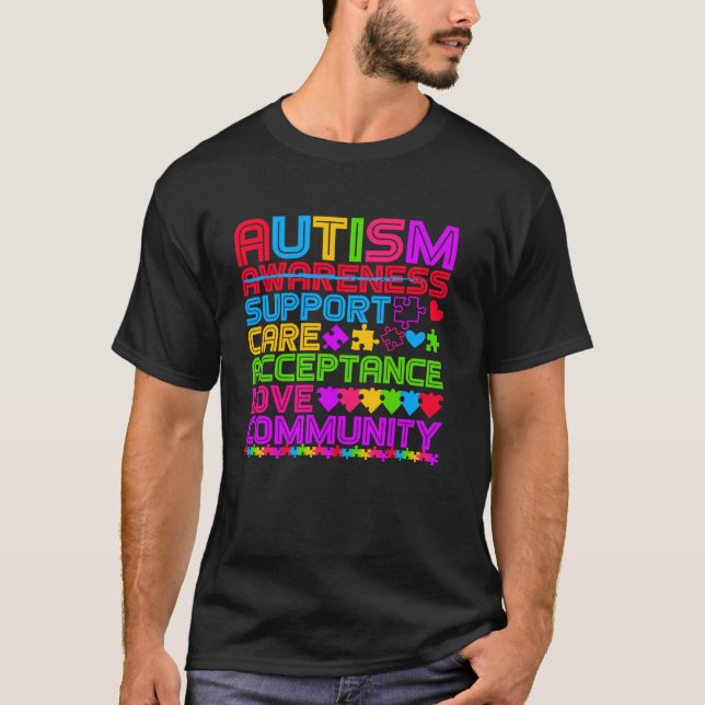 Camiseta Comunidade de Aceitação de Cuidado de Apoio à Cons (Frente)