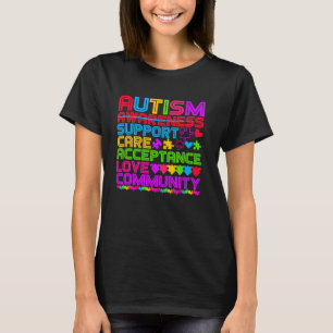 Camiseta Comunidade de Aceitação de Cuidado de Suporte de C