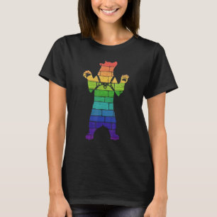 Camiseta Comunidade de Urso de Gay do Urso de Tinta Lgbt