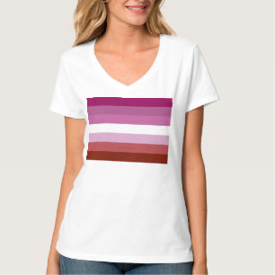 Camiseta Comunidade feminina do orgulho lésbico de Slippery
