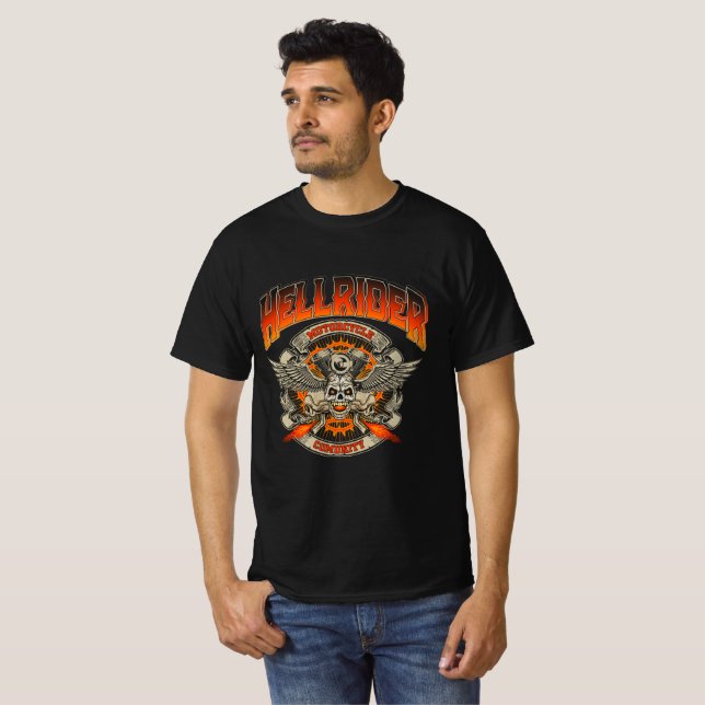 Camiseta Comunidade Hellrider (Frente Completa)