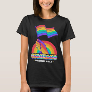 Camiseta Comunidade LGBT LGBT no Colorado Ord Ally Pride Mê