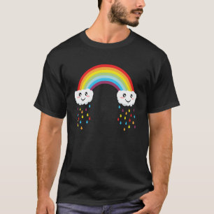 Camiseta Comunidade LGBTQ Lésbica Gay Orgulho Colorido do A