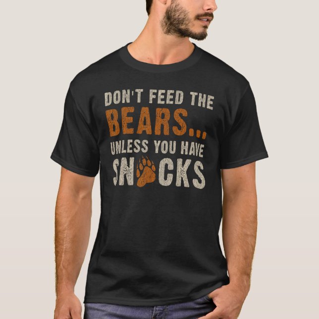 Camiseta Comunidade Urso Não alimenta os ursos Orgulho G (Frente)