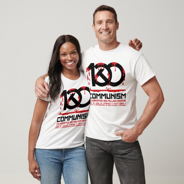 Camiseta Comunismo, celebrando 100 milhões de mortes (Unissex)
