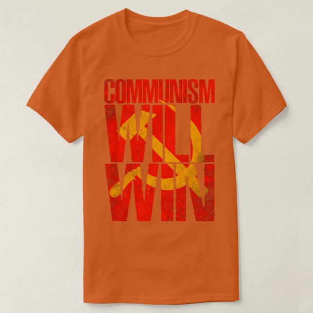 Camiseta Comunismo ganhará 1 (Frente do Design)