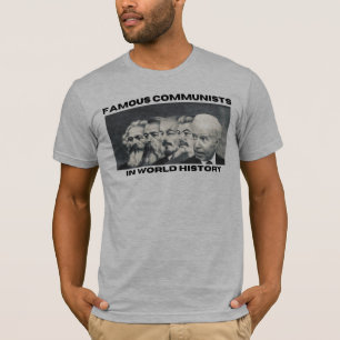 Camiseta Comunistas Famosos Anti-Biden na História Mundial