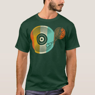 Camiseta Comutador Vinil - Retro Turntable - DJ Vintage