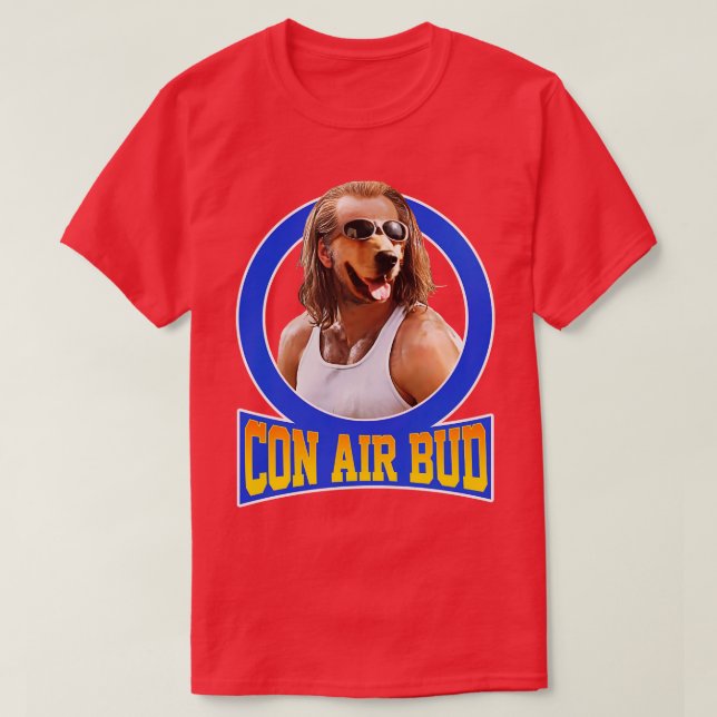 Camiseta Con Air Bud (Frente do Design)